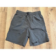 Old Navy Dock Shorts Boys Large 10-12 Gray Kids Quick Dry Nylon Excellent