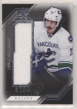 2016-17 UD Black Star Trademarks Relics Loui Eriksson #TR-LE 0a4