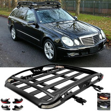 Dachkorb Dachtr&auml;ger w/LED Licht f&uuml;r Mercedes E-Klasse S210 S211 S212 Kombi
