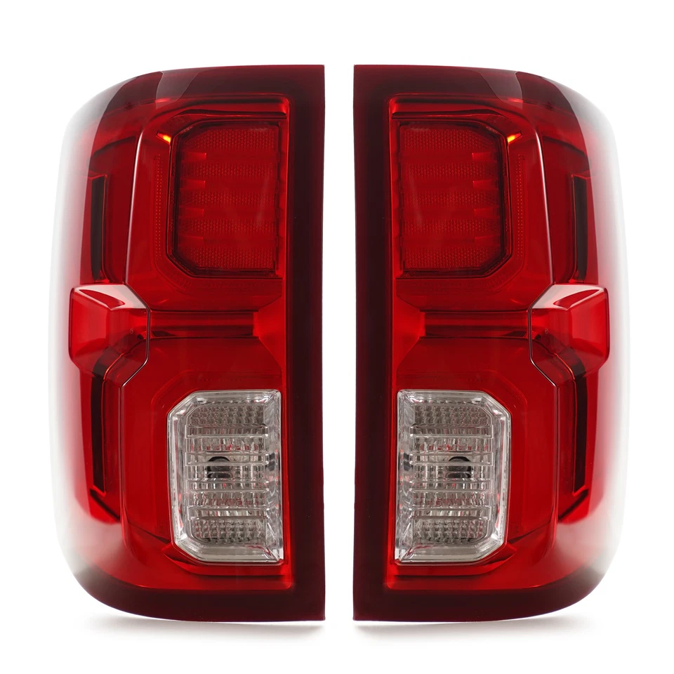 [Halogen Upgrade To LED] For 2014-2018 Chevy Silverado 1500 Red Tail Lights Pair - Image 3 of 4