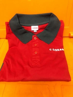Tee ShirT LOXAM POLO MC HOMME ROUGE TAILL XXL AVEC BONNET NEUF - Photo 1/4