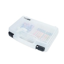 8014AB 14 Inch Quick View Carrying Case 14x3.375x10.25 Inch Clear Storage