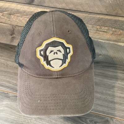 Howler Bros Cap El Mono Monkey Patch Adjustable Trucker Mesh Back Gray 