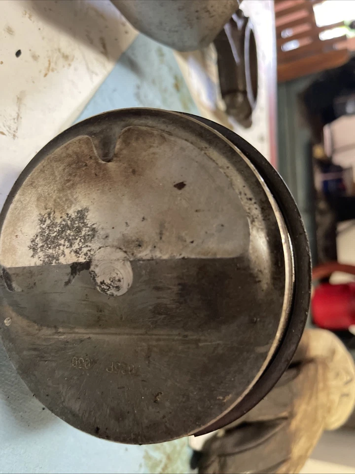 Pistones forjados 4- TRW 7025P-030 440 Mopar con varillas LY Chrysler Dodge Plymouth Foto 3 de 4