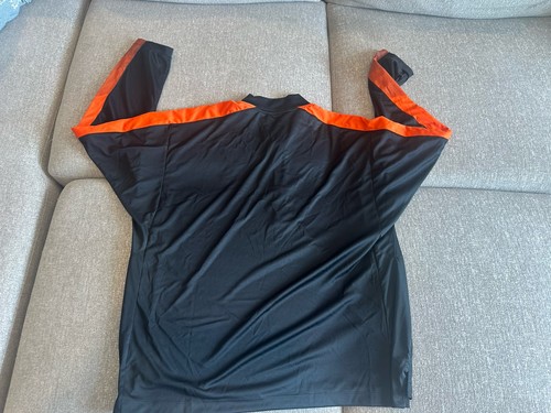 Men’s Adidas University Of Miami 1/4 Zip Black XL Primeblue Sebastian The Ibis - Picture 10 of 10