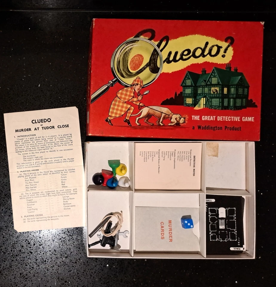 Vintage Board Game Bundle – Cluedo, Kan-U-Go, Skansen, Game of Life – Spares - Image 4 of 4