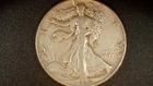 1945 P Walking Liberty Half Dollar 90% SILVER Free Shipping + Tracking - 102
