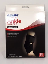 Adjustable Elastic Ankle Support Brace for Sports, Sprains, Arthritis Relief