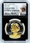 2024 1oz Canada S$1 Peace Dollar UHR Gilt FDOP Susan Taylor NGC PF70