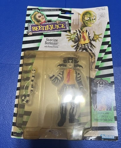 Showtime Beetlejuice With Rotten Rattler Kenner Figure 1989 Vintage Unopened!
