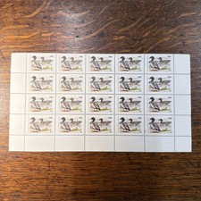 CINDERELLA: HUNTING STAMPS, FISH AND WILDLIFE VICTORIA 1980 $3 BLOCK 20 MUH,,