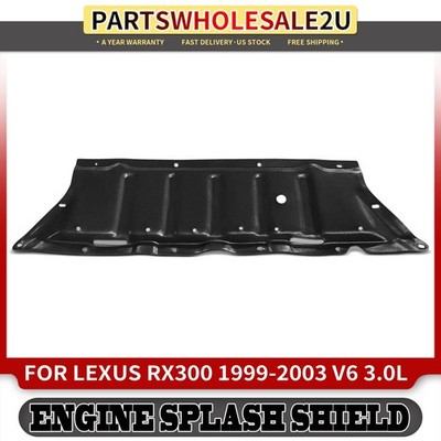 New Black Plastic Engine Splash Shield for Lexus RX300 99-03 V6 3.0L Front Side