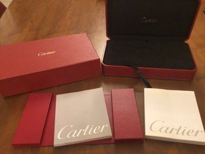 ´´CARTIER ´´ECRIN Montre GRAND MODÈLE boîte +carnet de vie+ documentations - Photo 1/4