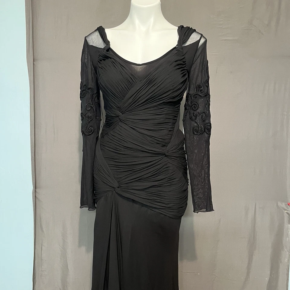 Camisa Passion Italia Vestido Personalizado Malla Seda Vintage Talla Mediana 10 Niteline Foto 2 de 4