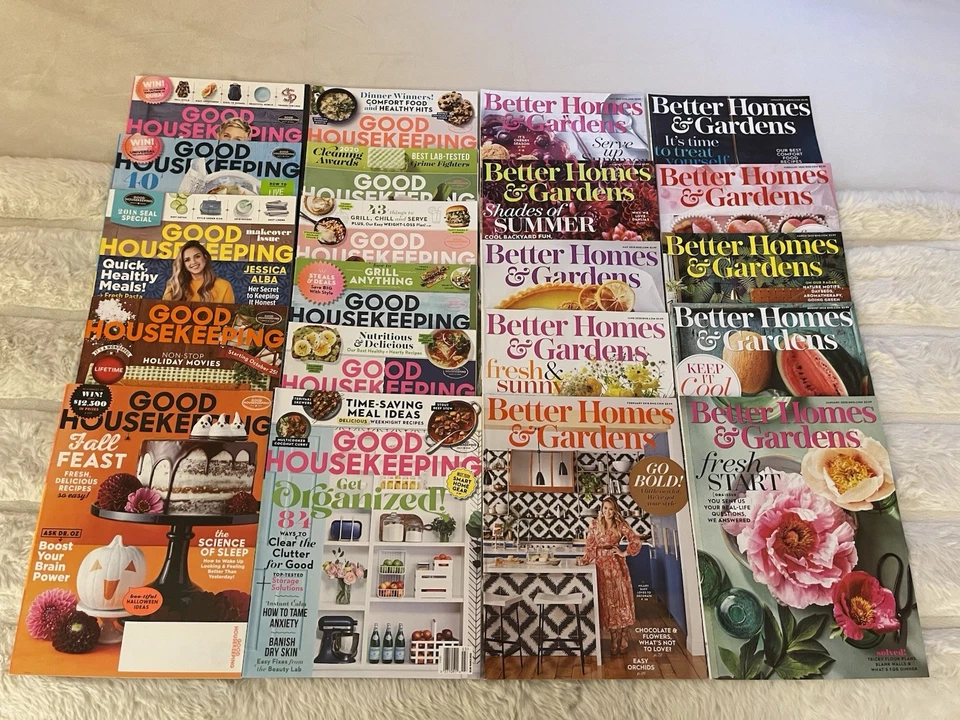Lot of 21 Magazines 10 Better Homes & Gardens 11 Good Housekeeping 2017-2022 - Image 2 of 4