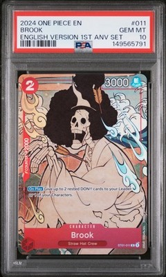 2024 ONE PIECE ENGLISH VERSION 1ST ANNIVERSARY SET #011 BROOK PSA