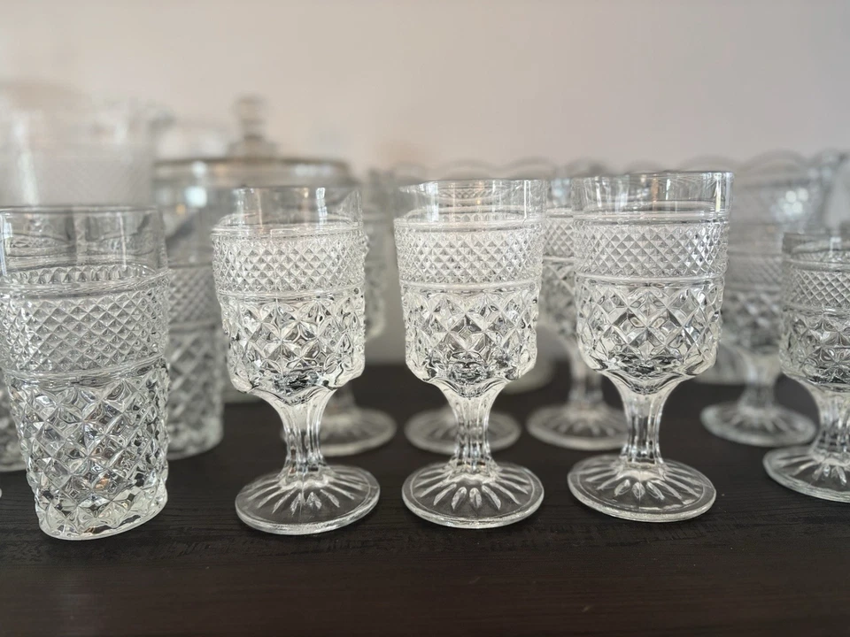 1960s Anchor Hocking Wexford 30+ Piece Set (more Pieces Not Included In Pics) - Image 4 of 4