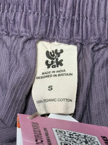 NWT Lucy & Yak Dana Purple Corduroy Trousers Women’s Small - Picture 6 of 8