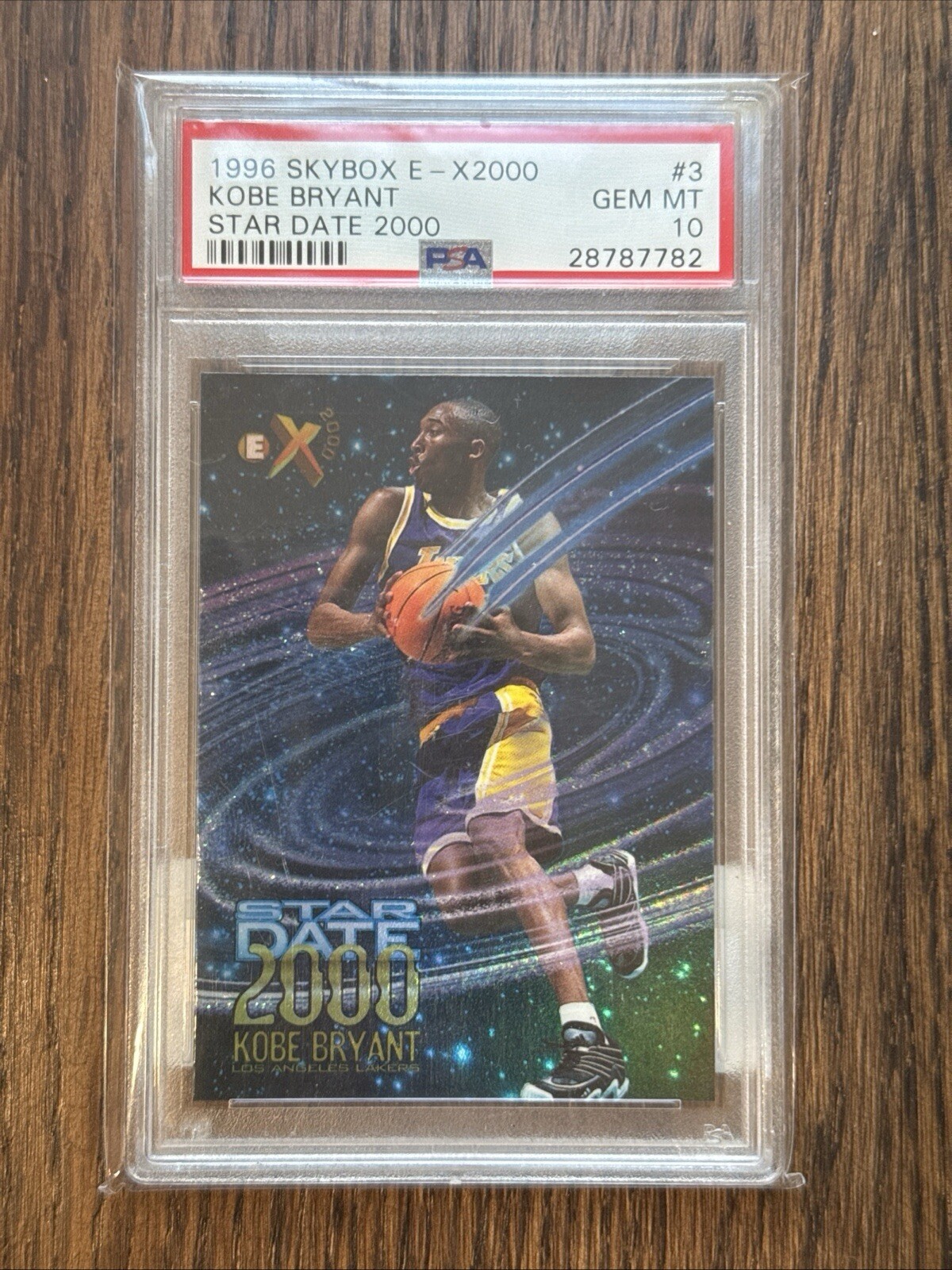 Kobe Bryant 1996 SkyBox E-X2000 #3 Star Date 2000 Price Kobe Bryant 1996 SkyBox E-X2000 #3 Star Date 2000 Price