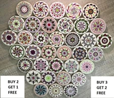 1 x New Tournament Carrom Carom Board Plastic Striker Flicker Smooth Ivory