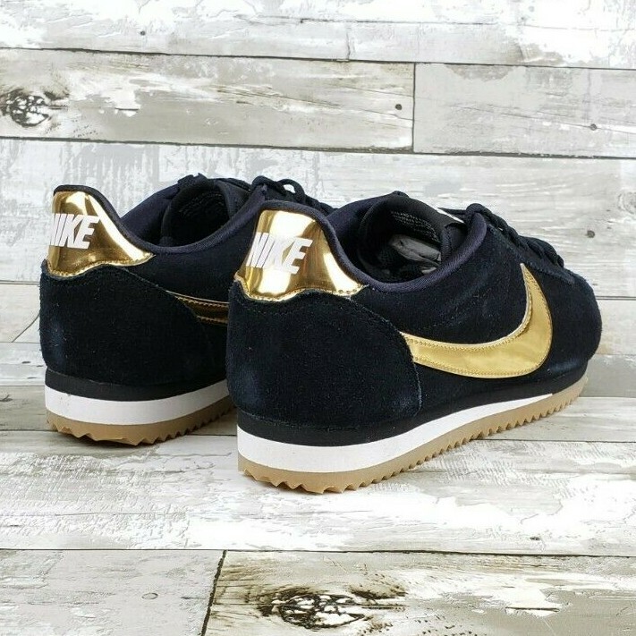 Nike Womens Classic Cortez SE Black Metallic Metallic Metallic gold Pack 902856-014 Sizes e9c823 Nike Womens Classic Cortez SE Black Metallic Metallic Metallic gold Pack 902856-014 Sizes e9c823