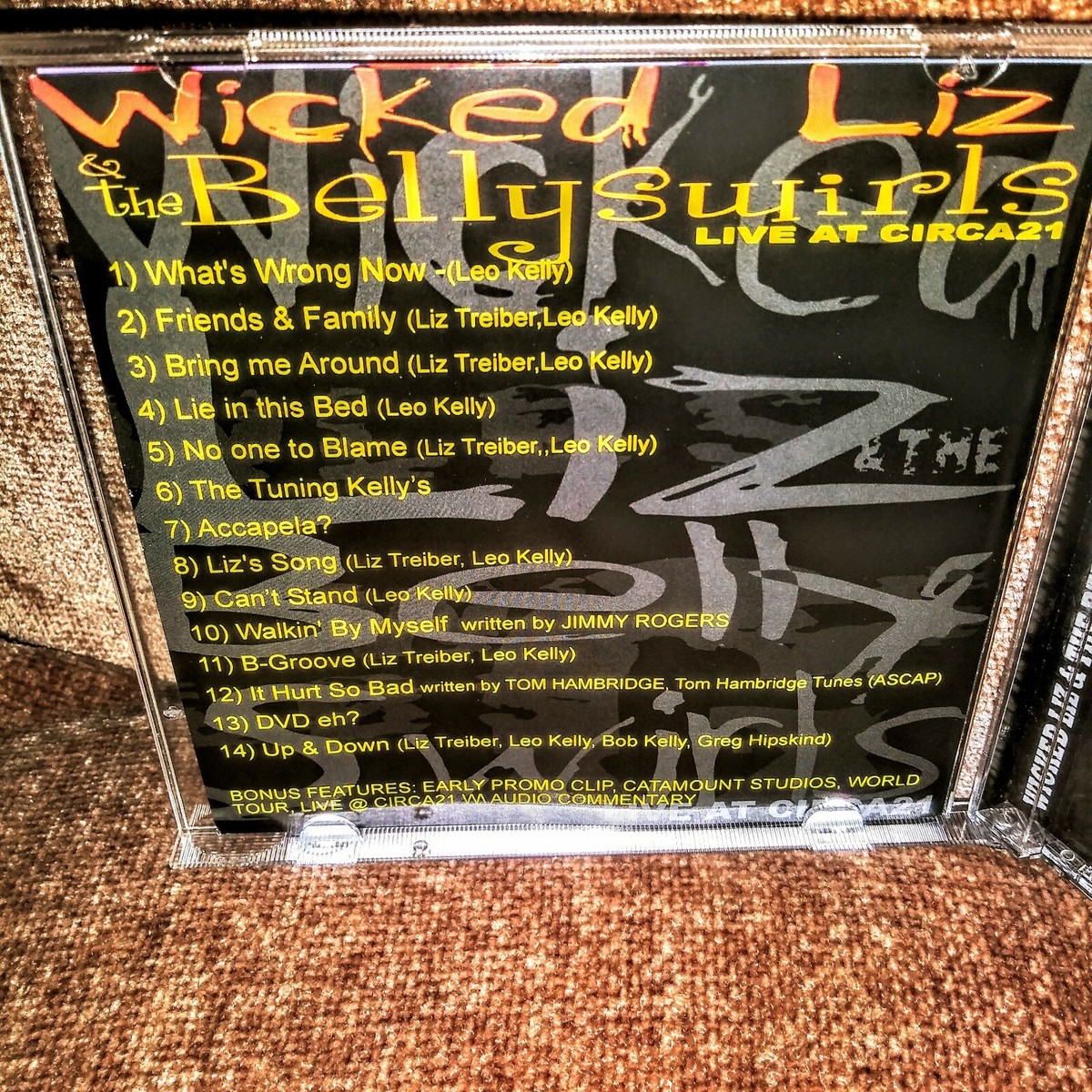 Wicked Liz & The Bellyswirls DVD - Live at Circa 21 (Rock