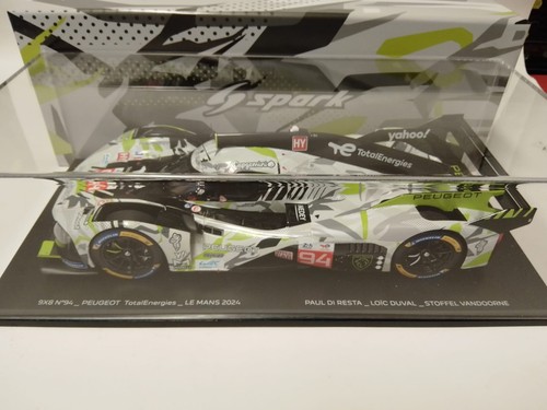 Spark Peugeot 9X8 #94 Di Resta Duval Vandoorne 24h Le Mans 2024 1/18 18S637 - Imagen 4 de 5