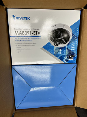 Vivotek MA8391-ETV fixed dome network camera--BRAND NEW in UNOPENED Box