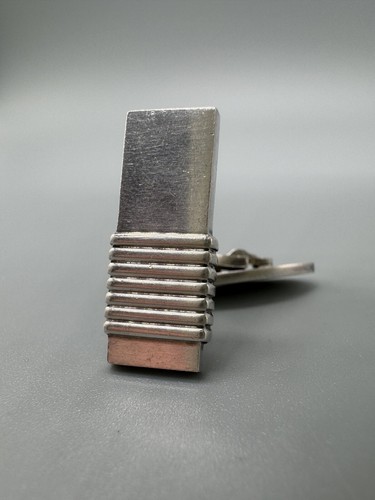 Georg Jensen Dinamarca Plata de Ley 925 Rectangular #80 SOLO UN GEMELO DE REPUESTO