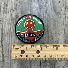 Lowe's Build And Grow Iron On Patch Gingerbread House Round