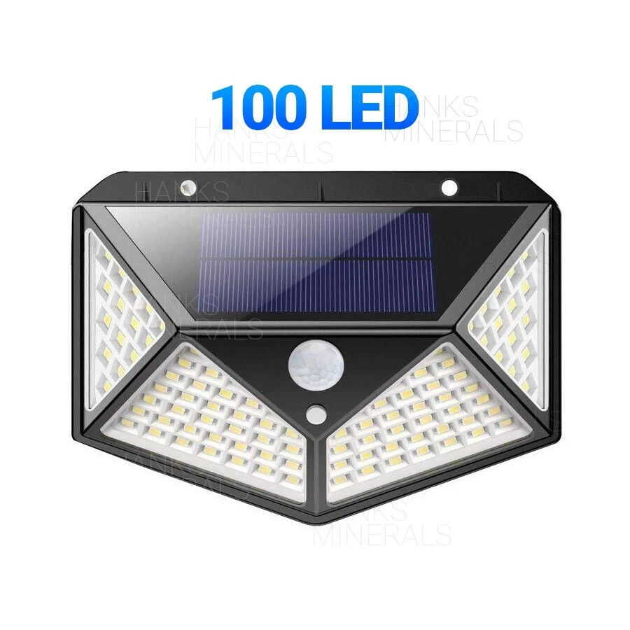 4x 100 LED Solar Power Wall Light Outdoor PIR Motion Sensor Security Garden Lamp - Image 2 of 4