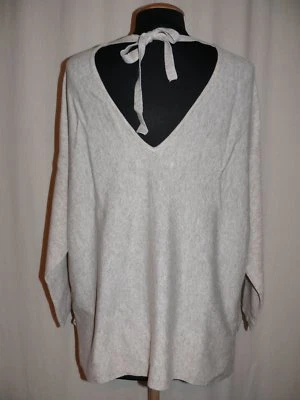 ONLY raffinierter Feinstrick Pullover FILIPPA 7/8 PULLOVER KNT beige L NEU - Bild 1 von 4