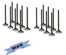 SuperTech Black Nitride Exhaust / Intake Valve Set For Honda B17A B16A