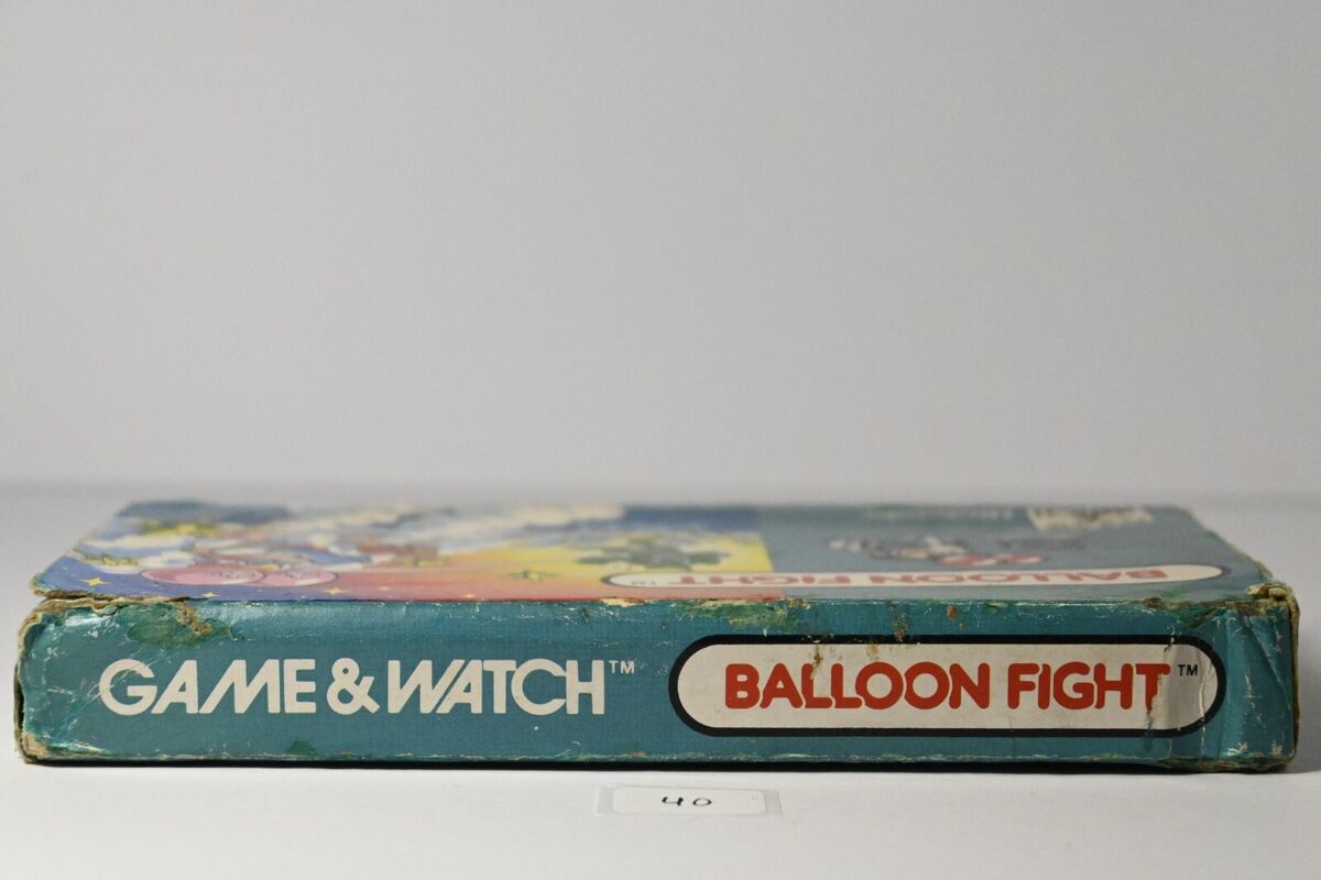 Vintage Nintendo Game and Watch Balloon Fight game boxed Vintage Nintendo Game and Watch Balloon Fight game boxed
