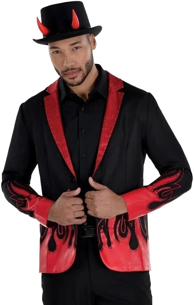 Chaquetas, abrigos y capas Diablo disfraces para hombres