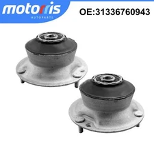 For BMW E46 E60 E90 E82 E83 X3 New 2PCS Front Strut Shock Mount Mounts Bearing