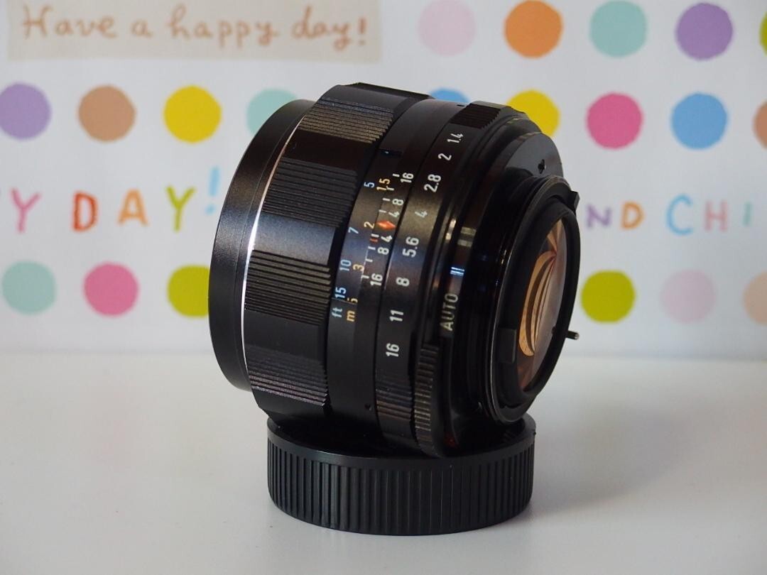 N MINT++] PENTAX SMC Takumar 50mm F1.4 M4/3 Lens Mount Set