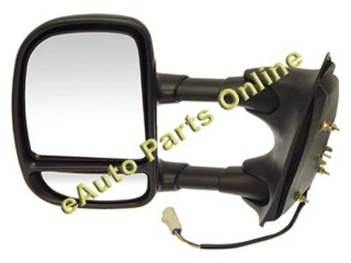 SIDE VIEW MIRROR 99-01 FORD F250/F350 PWR TELESCOPIC LH