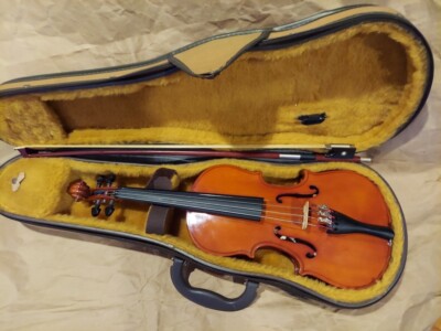 Kyoto Suzuki 110 size 1/4 violin, Korea 1992, case&bow, Very