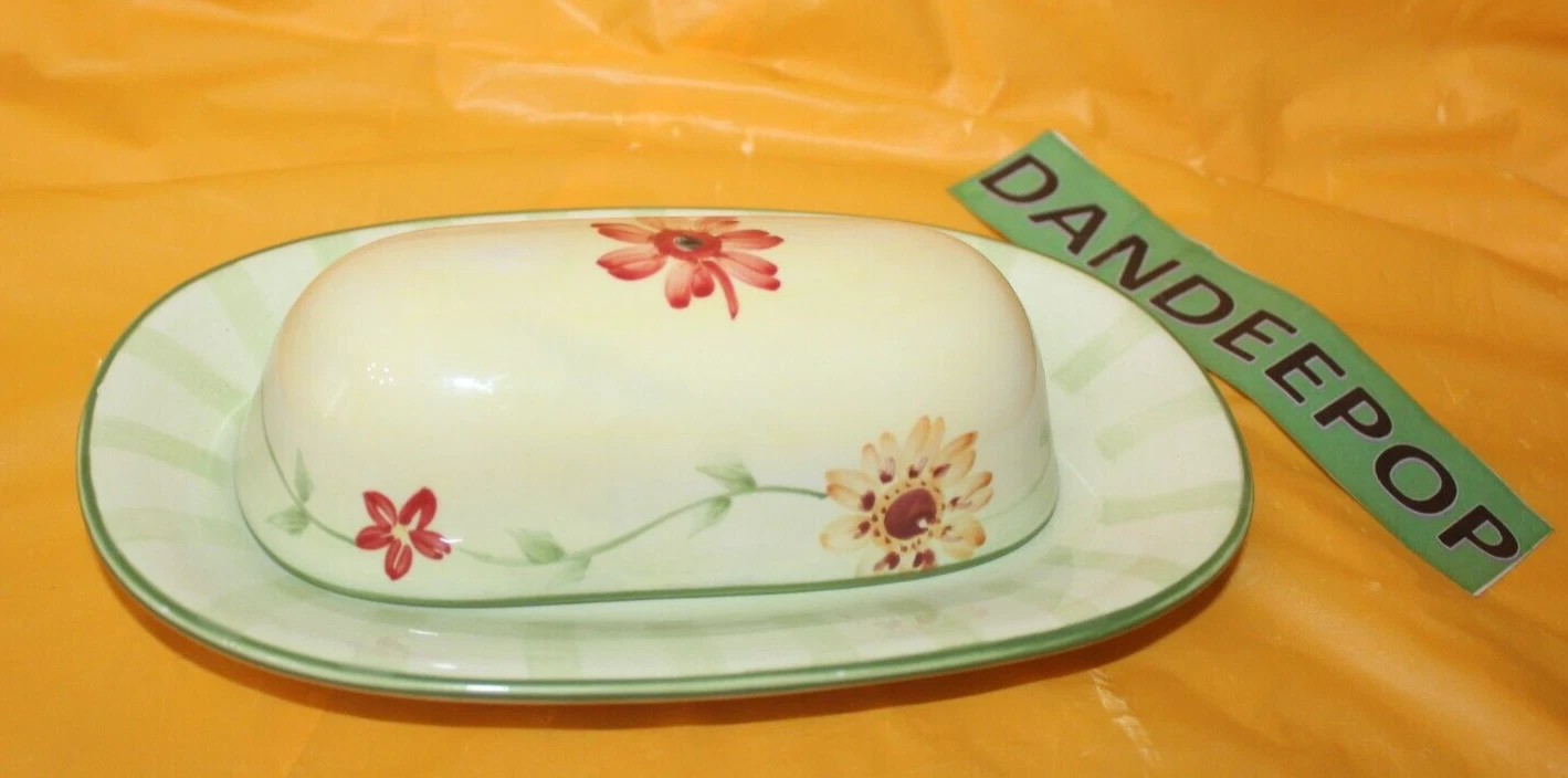 Vintage Pfaltzgraff Daybreak covered Butter Dish Server