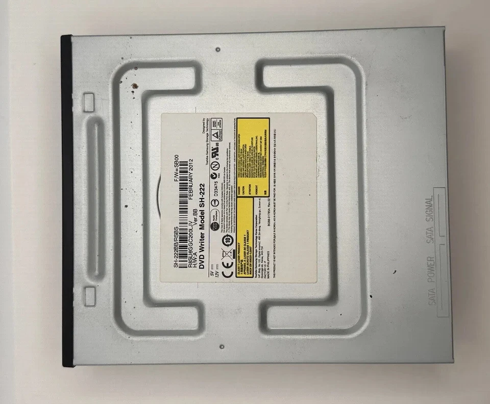 Grabadora de DVD Samsung SATA modelo SH-222 probada funciona Foto 3 de 4