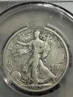 1918-d Walking Liberty Half Dollar, CACG F15, Witter Brick Label, Free Shipping