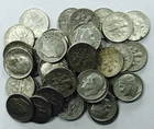 MIXED DATE D ROOSEVELT DIME ROLL! 50 TOTAL DIMES! INCREDIBLE! WOW! NR #P1934
