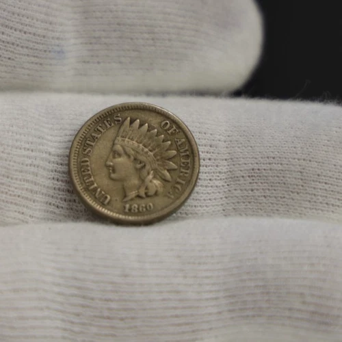 1860 US Indian Cent (CN) VF Slight Corrosion