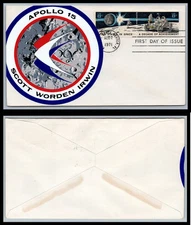 US FDC # 1434-1435 8c Space Achievment unknown pair KSC 1971, 9p8503