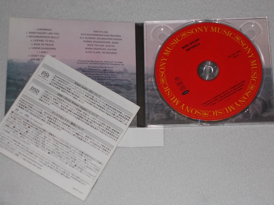 BOB DYLAN " INFIDELS " SACD, Hybrid, Stereo, Album, Promo, Reissue, digipak - Bild 3 von 3