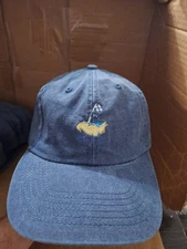 Golf/country Club Strapback Hat Embroidered Logo BOX SHIPPED!