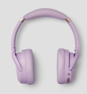 Active Noise Cancelling Bluetooth Wireless Over-Ear Headphones - heyday Pastel L