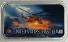 US Coast Guard 1oz Silver Art Bar Oathkeeper .999 Fine Silver In Capsule w/COA