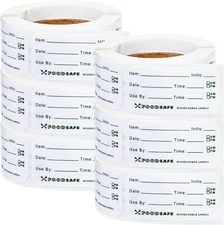 1500 Pieces Food Labels for Containers 1 X 2 Inch Expiration Date Stickers Water